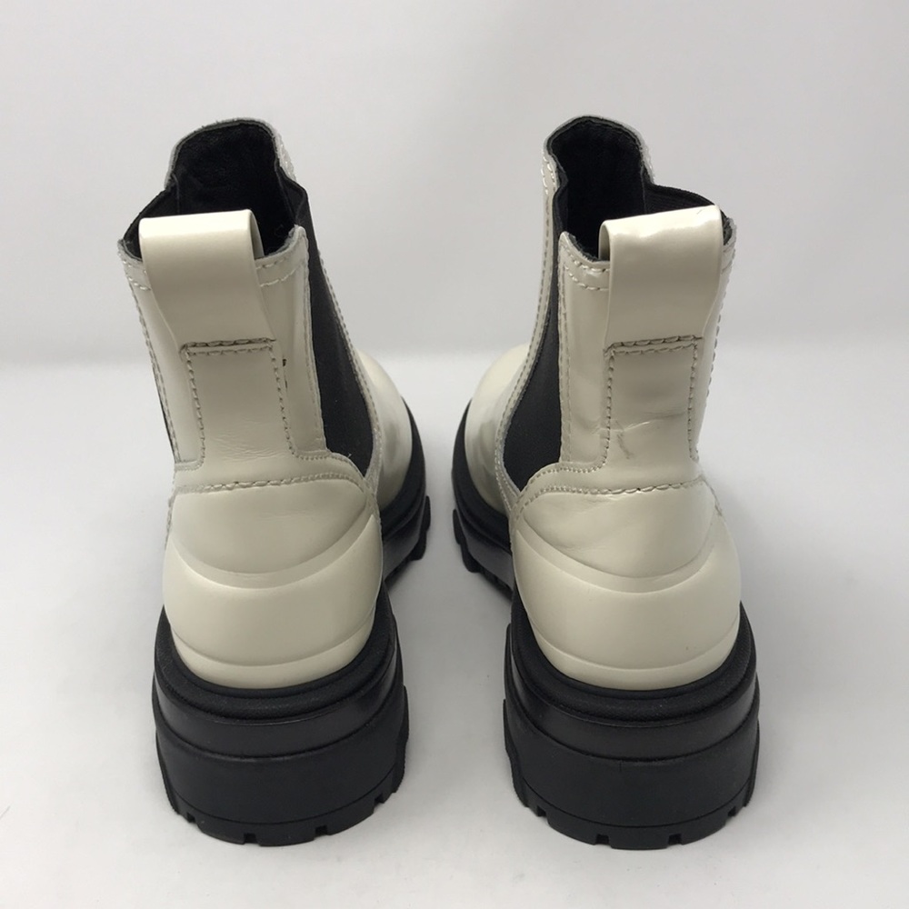 Rag & Bone White Leather Shaye Boots - Picture 7 of 9